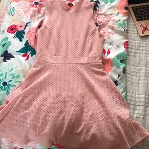 Pink halter dress